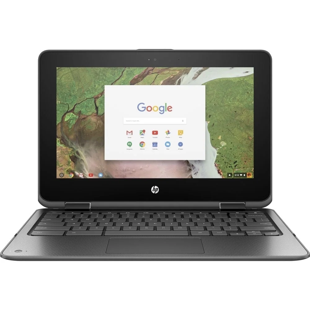 HP Chromebook x360 11 G1 EE 11.6" Touch 4GB 32GB eMMC Celeron® N3350 1.1GHz ChromeOS, Gray (Renewed)